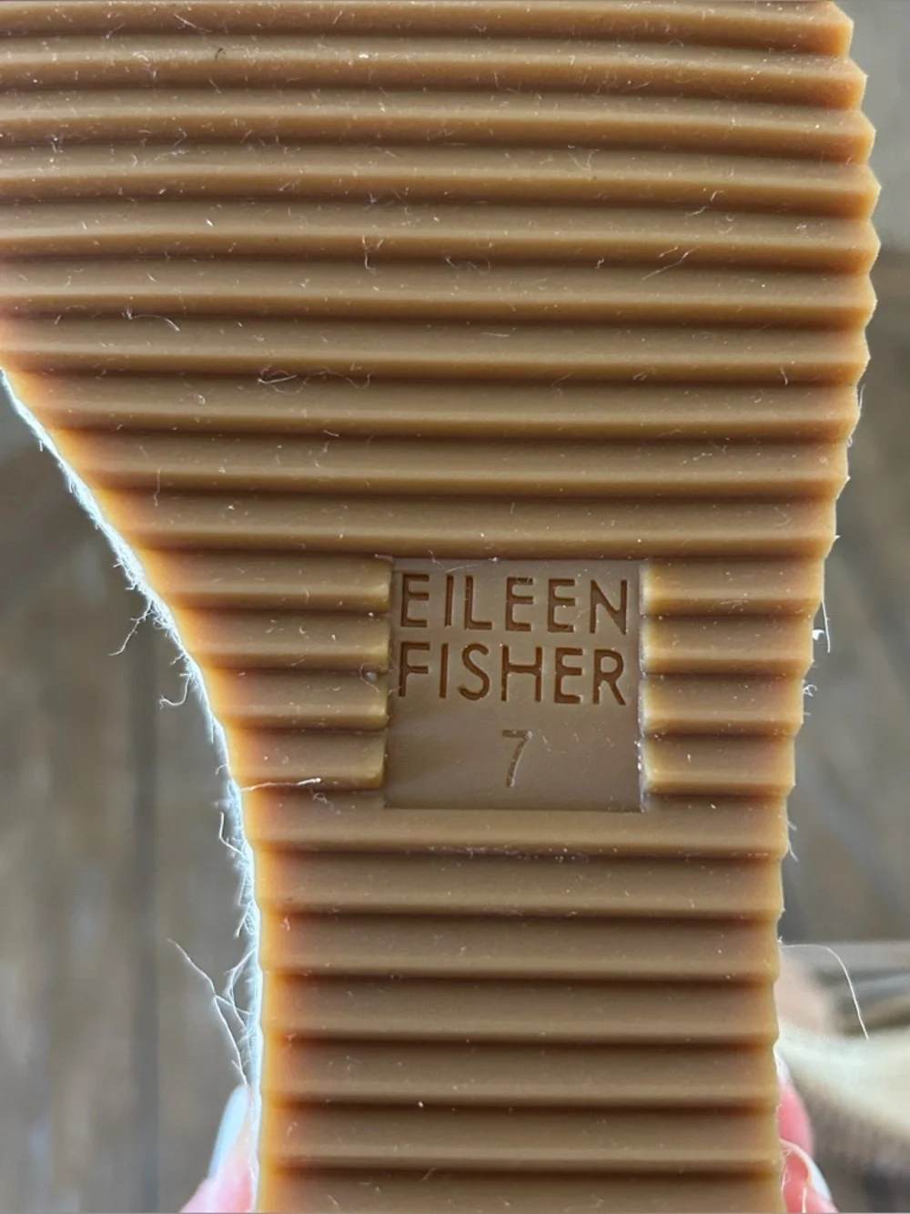 New Eileen Fisher Yasmin Wedge Espadrilles Tumbled Nubuck Leather Size 7